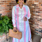 Multi Stripe Maxi Dress