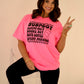 Suspect Claims She’s Broke Tee