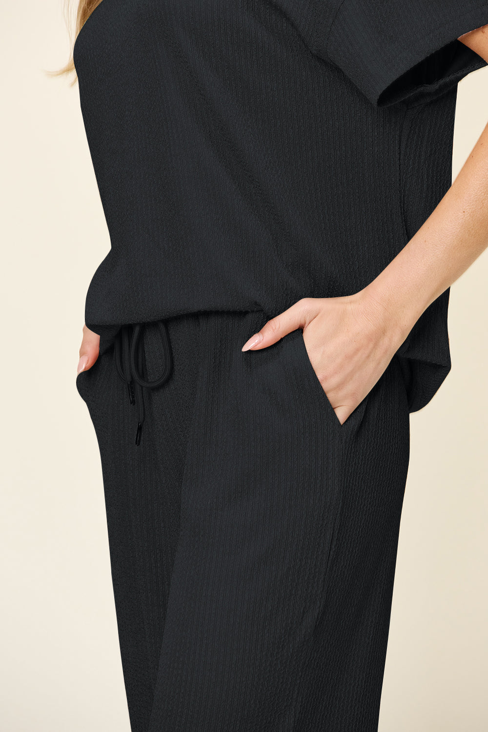 Pre-order: Textured Wide Leg Set