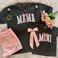 Mama And Mini Bow Tees