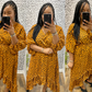 Camel Mix Hi Lo Dress