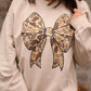 Camo Bow Sweatshirt