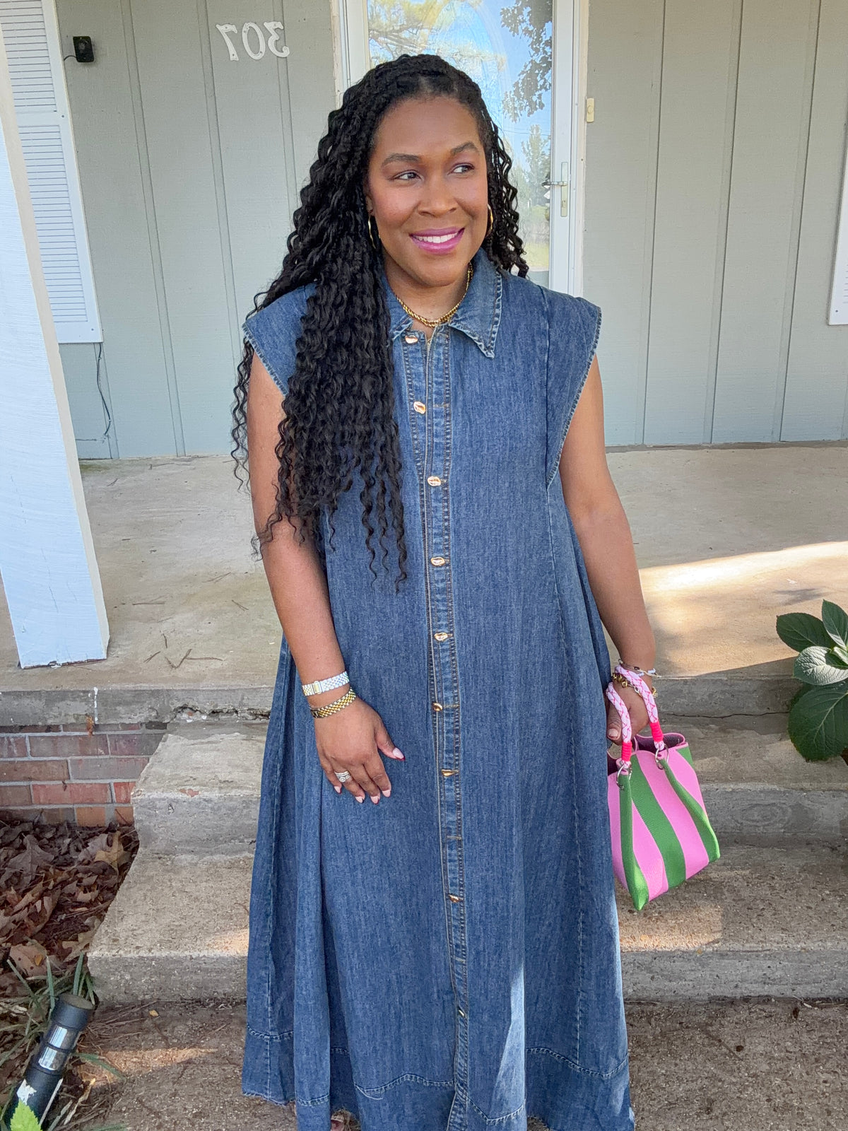 Dark Denim Maxi