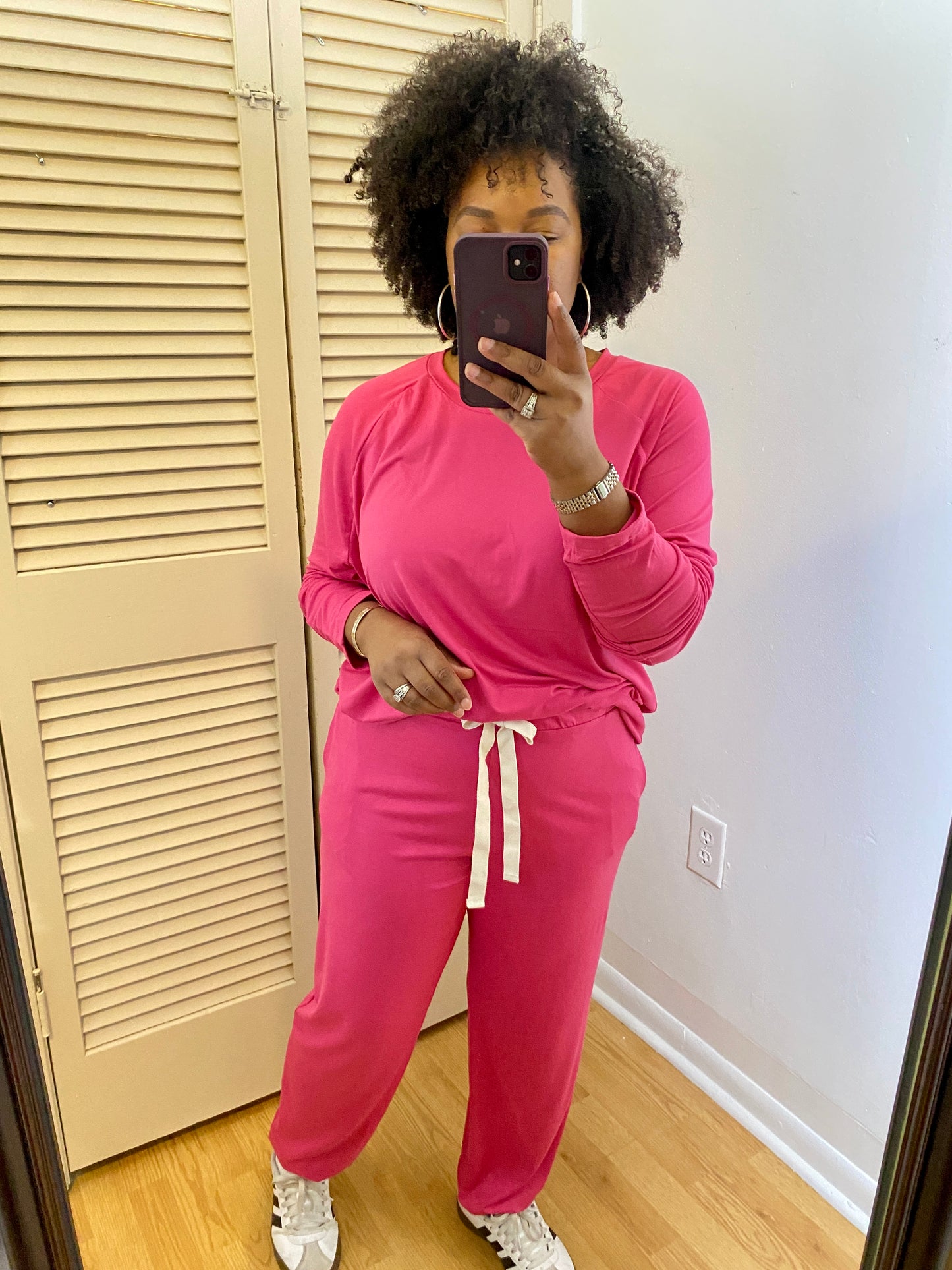 Hot Pink Jogger Set