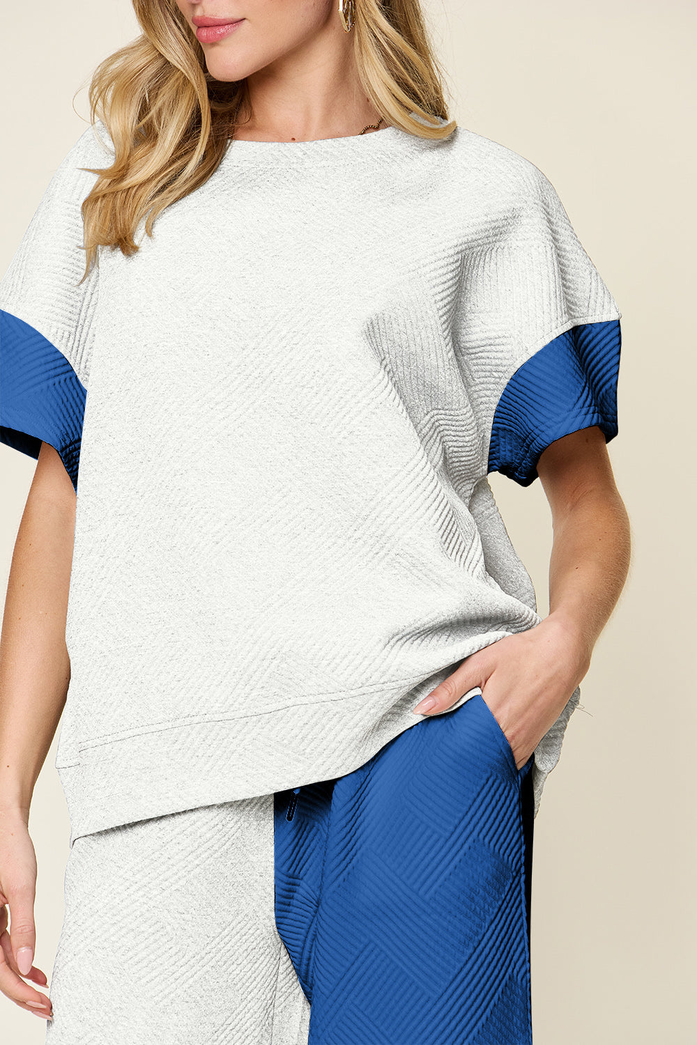Preorder: Color Block Textured Set