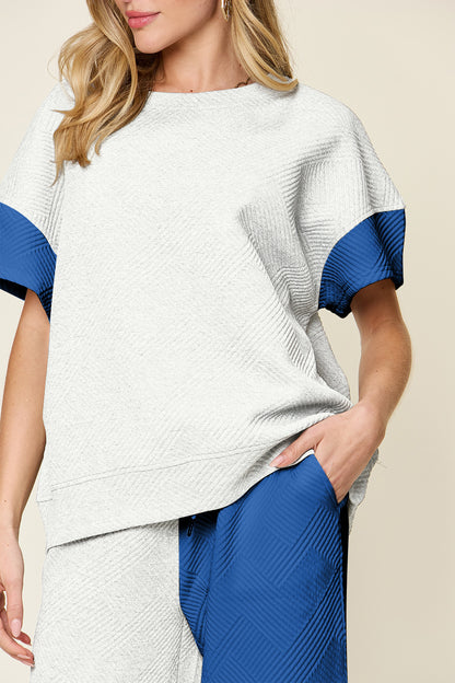 Preorder: Color Block Textured Set