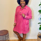 Pink Waffle Dress