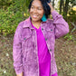 Plum Acid Wash Shacket