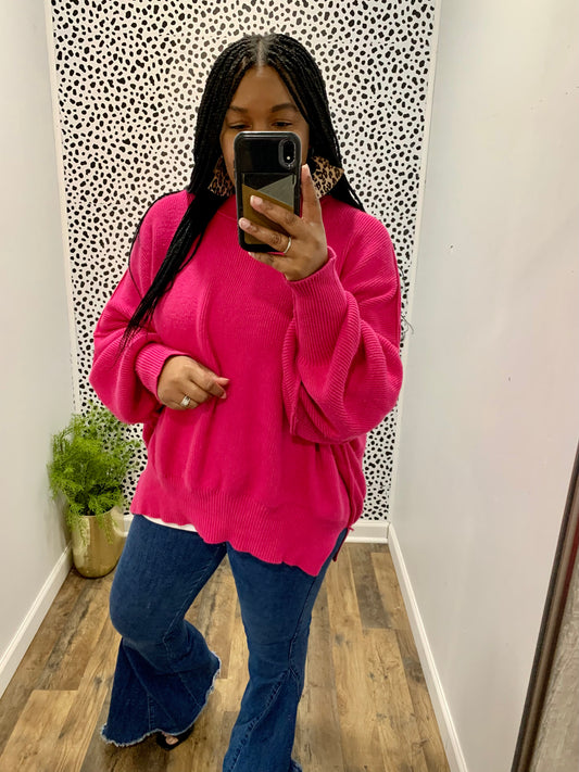 Hot Pink Sweater