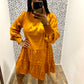 Copper Satin Dress