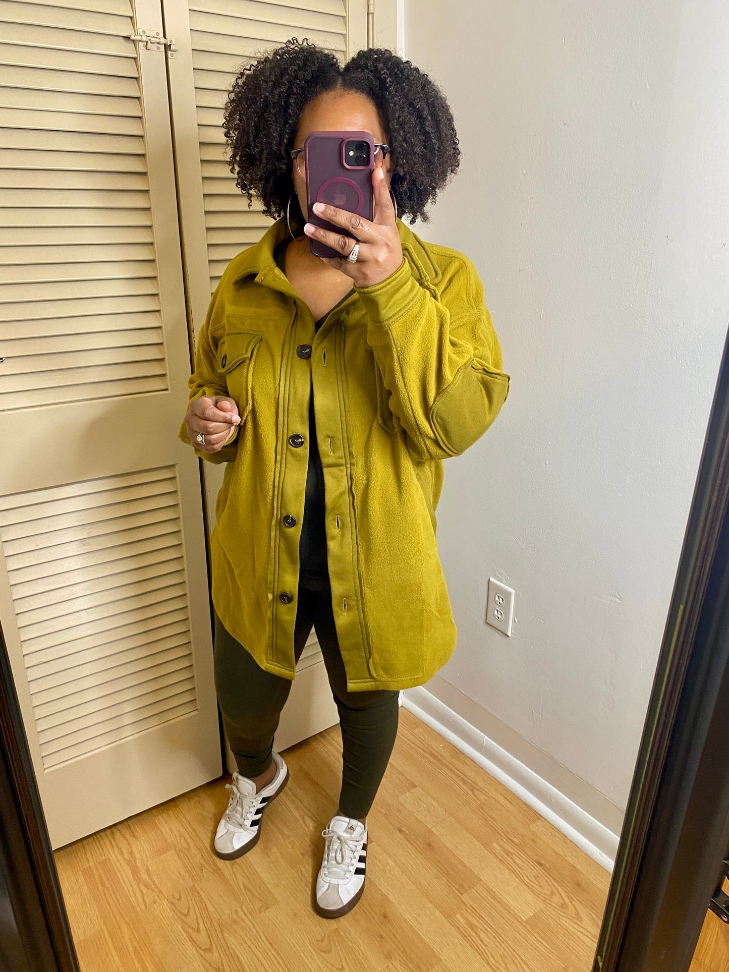 Olive Mustard Shacket