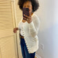 Ivory Snap Cardigan