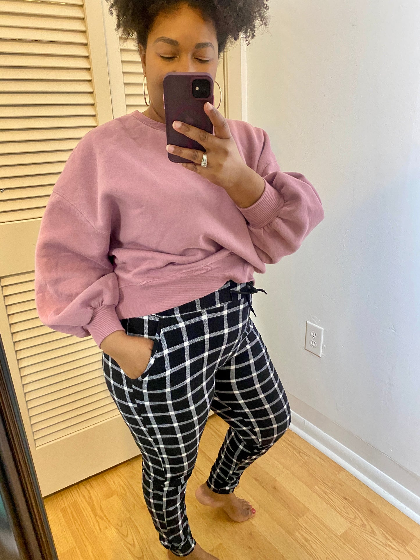 Plaid Printed Joggers (Copy)