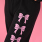 Black Bow Jogger Set (Pieces Sold Separate)
