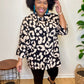 Black Leopard Top