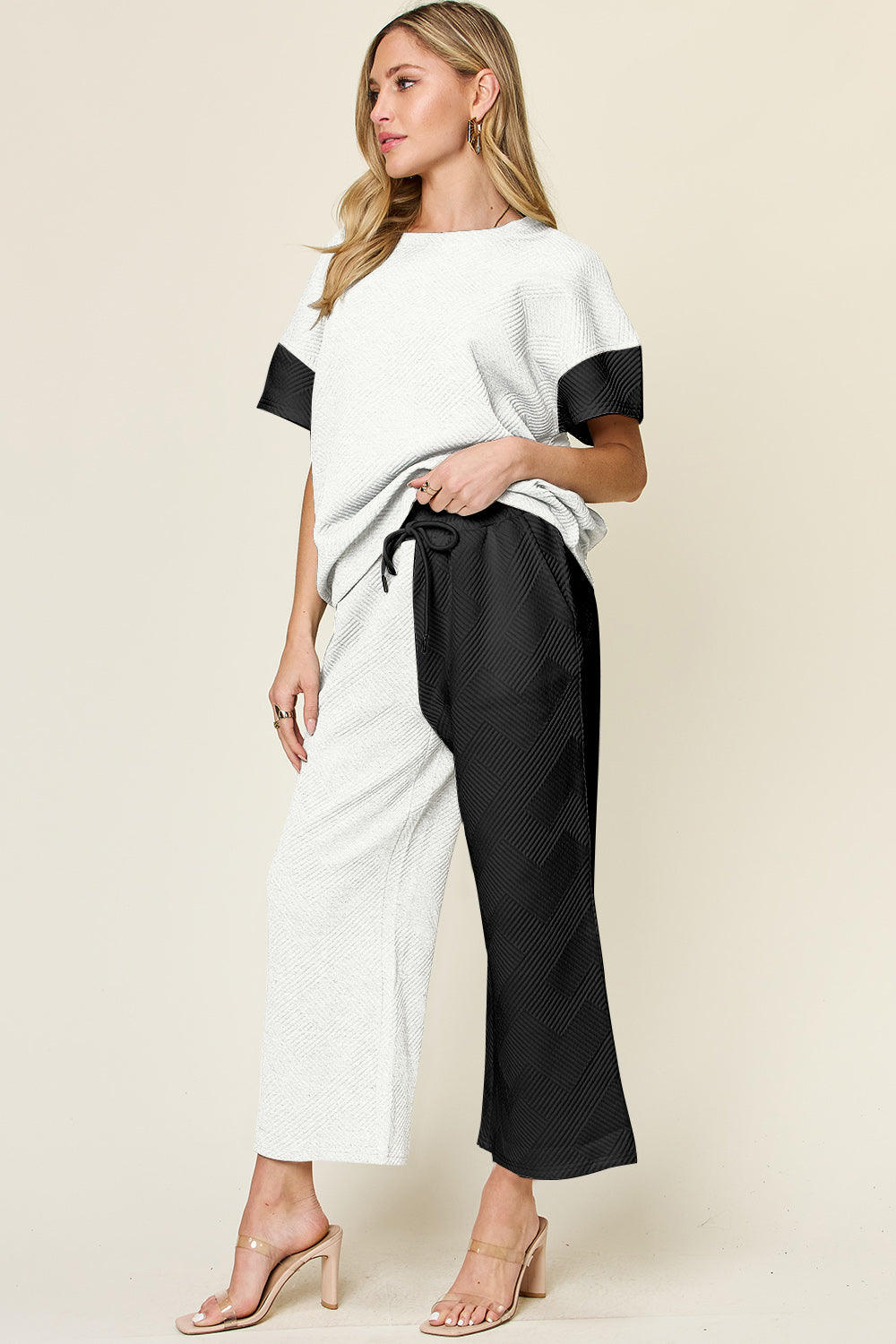 Preorder: Color Block Textured Set