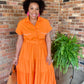 Orange Maxi Dress
