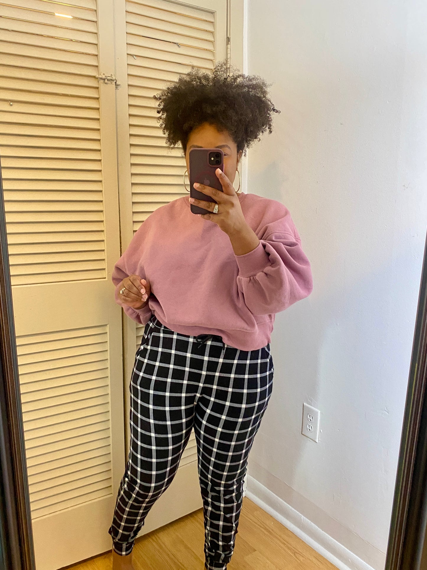 Plaid Printed Joggers (Copy)