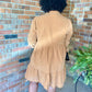 Camel Corduroy Dress