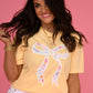 Floral Bow Tee