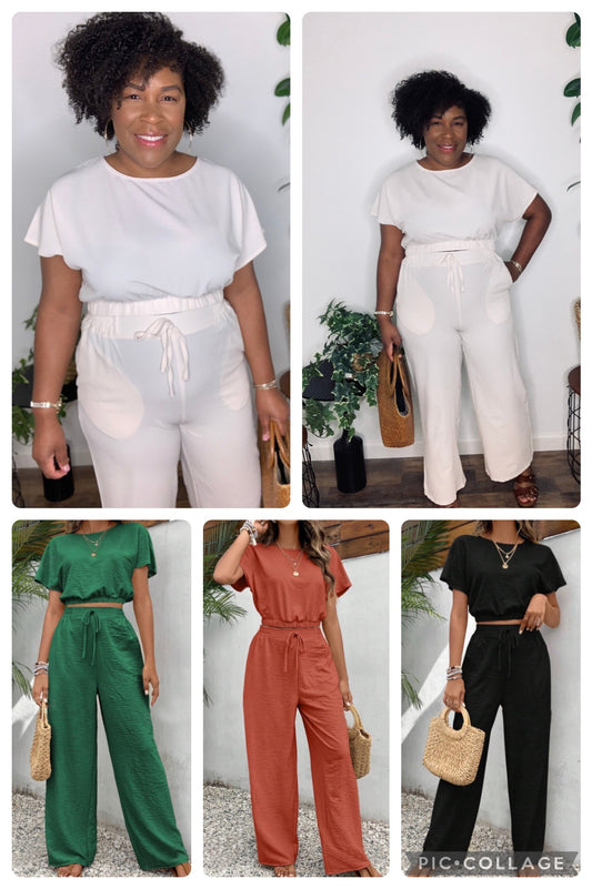 Pre-order: Simply Chic Pants Set