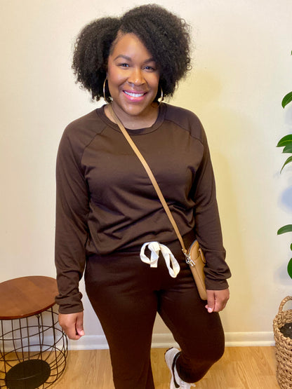 Brown Jogger Set