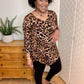 Brown Leopard Top
