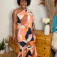 One Shoulder Maxi Dress