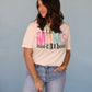 Tired Moms Club Checkered Tee
