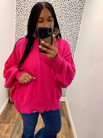 Hot Pink Sweater