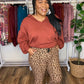 Leopard Drawstring Jogger