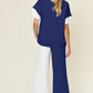 Preorder: Contrast Wide Leg Pants Set