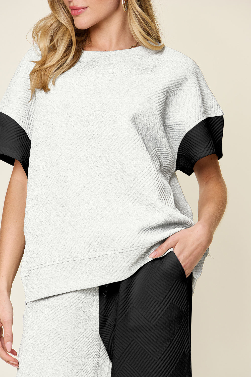 Preorder: Color Block Textured Set