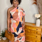 One Shoulder Maxi Dress