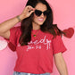 *SALE* RTS Loved John 3:16 Bow Tee
