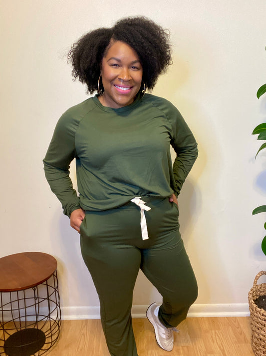 Olive Jogger Set