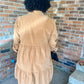 Camel Corduroy Dress
