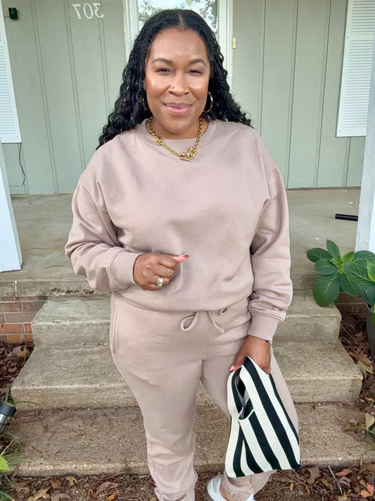 Mocha Jogger Set