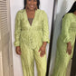 Green Wide Leg Jumpsuit