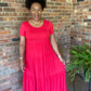 Ruby Tiered Midi Dress