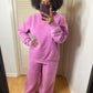 Mauve Fleece Set