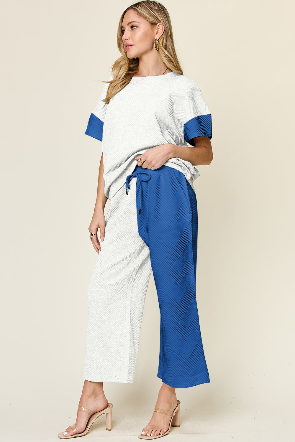 Preorder: Color Block Textured Set
