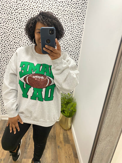 Green Game Day Sweatshirt