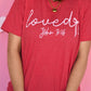 *SALE* RTS Loved John 3:16 Bow Tee