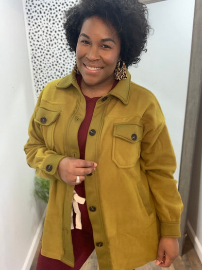 Olive Mustard Shacket