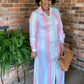 Multi Stripe Maxi Dress