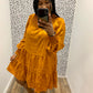 Copper Satin Dress