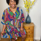 Black Animal Print Dress