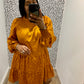 Copper Satin Dress