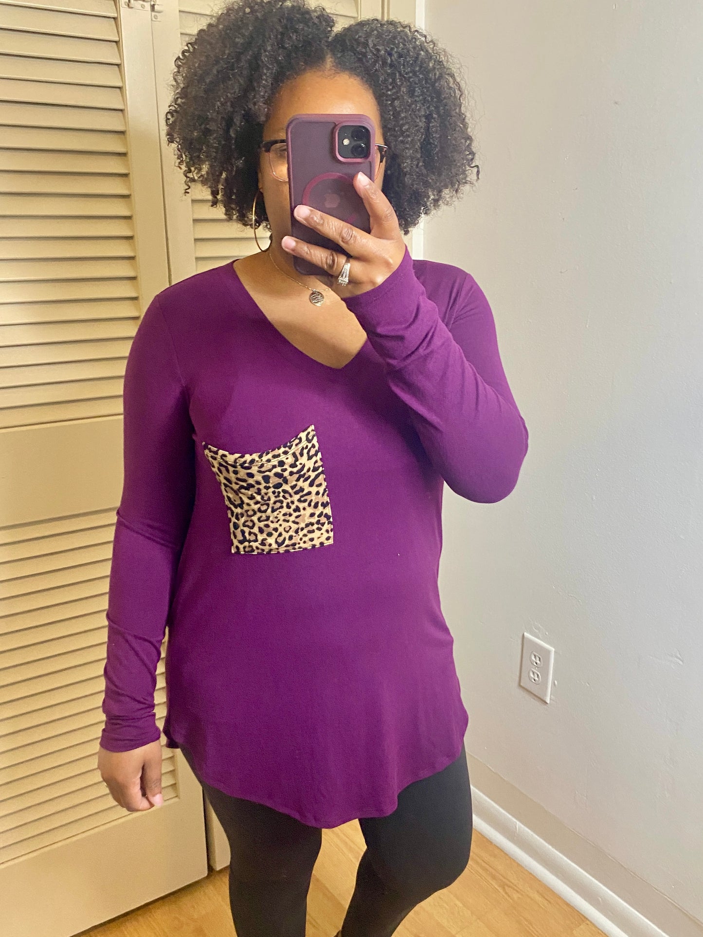 Plum Leopard Set